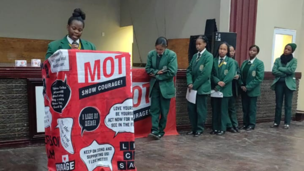 Youth sharing their perspectives Burgersdorp Eastern Cape