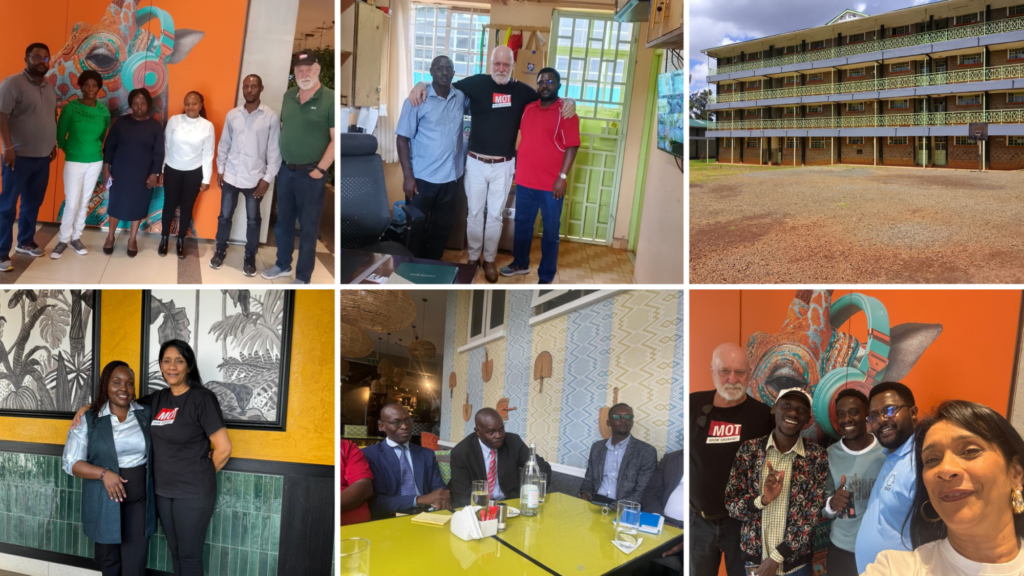 Viola and Brian Kenya meetings with stakeholders